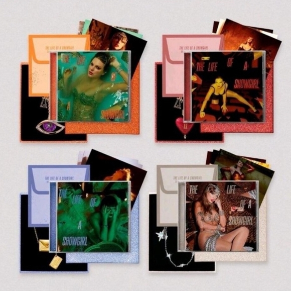Deluxe CDs The Life Of A Showgirl Variants X4 Taylor Swift - Picture 2 of 4